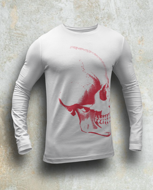 Profile Skull Long Sleeve Tee