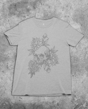 Floral Skull Tee