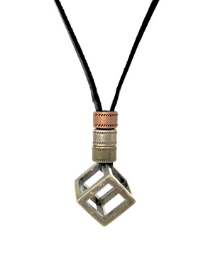 Cube Metal Necklace